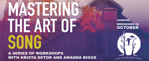The Hundredth Hill Presents Art of the Song Master Class Series with Krista Detor amp Amanda Biggs